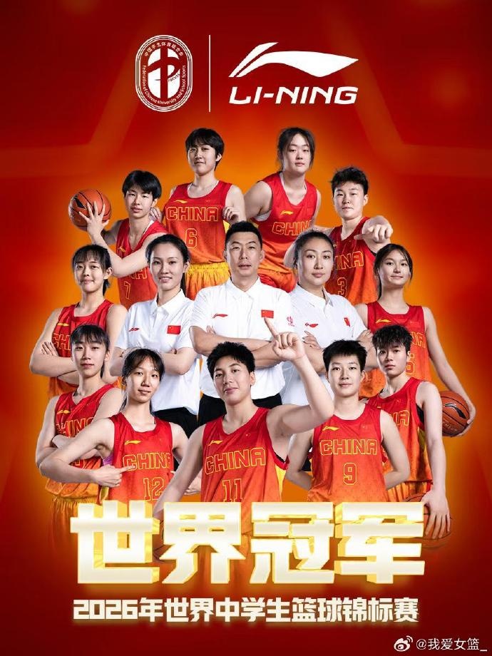 中国女篮再创辉煌，塞尔维亚世界中学生篮球锦标赛成功卫冕