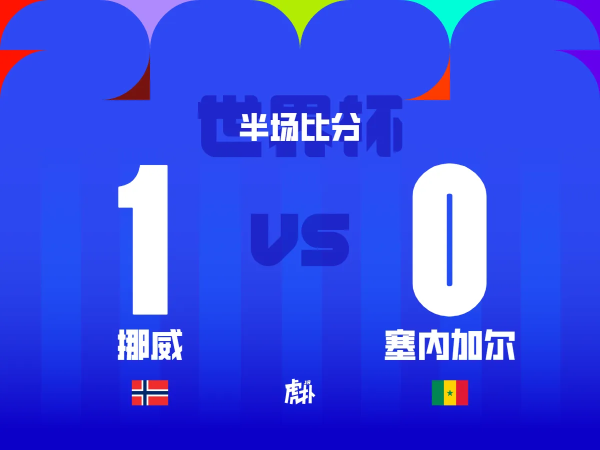 挪威半场领先塞内加尔，彼得森进球，厄德高错失良机
