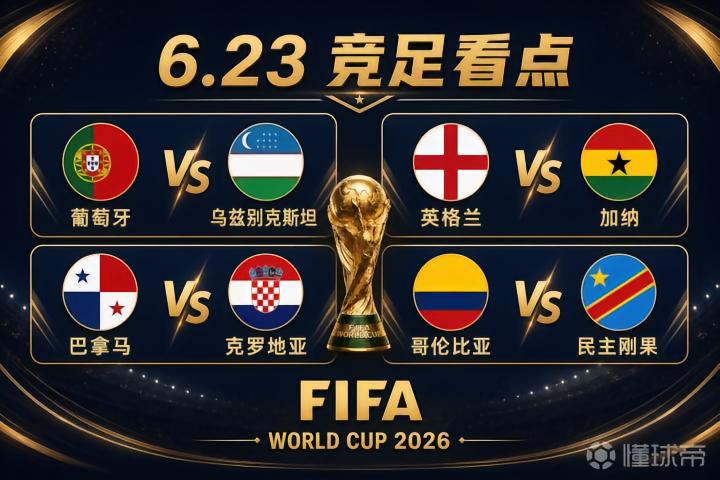 6月23日世界杯：迪亚斯回归，克罗地亚面临生死战