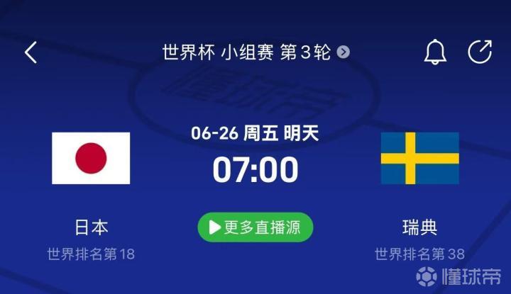 达拉斯对决：日本与瑞典小组赛关键战前瞻
