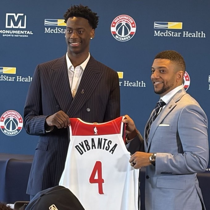 奇才官方宣布：新秀迪班萨将身着4号球衣开启NBA征程