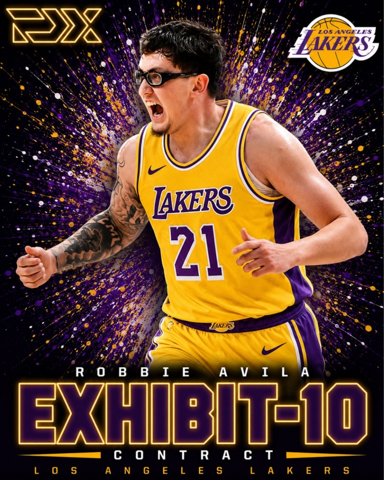 罗比·阿维拉签约湖人：一纸Exhibit-10合同揭开新星面纱