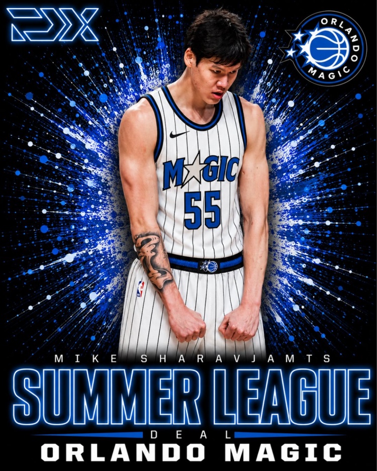 南卡罗来纳大学球员沙拉夫贾米茨加盟奥兰多魔术队备战NBA夏季联赛
