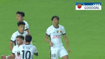 海港2-1逆转河南 李新翔破门让·克劳德制胜古斯塔沃进球脚尖越位