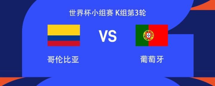 世界杯焦点战：C罗率葡萄牙对阵哥伦比亚，首发阵容公布