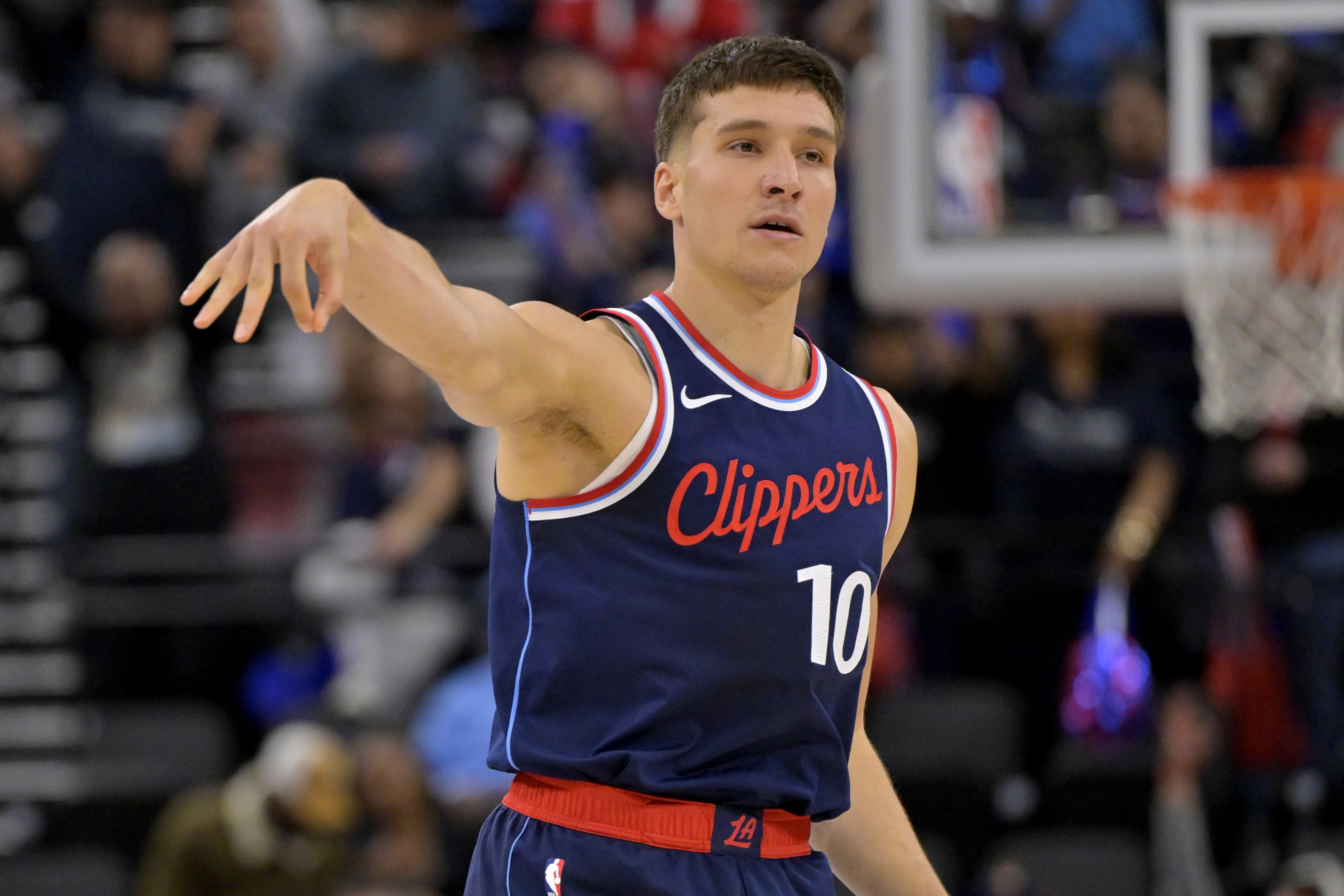 博格丹·博格达诺维奇加盟火箭，生涯三分球命中率高达50%！