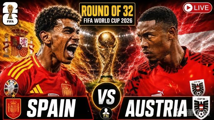 2026世界杯16强：西班牙对决奥地利，AI预测比分及胜负