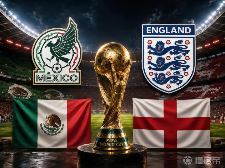 2026世界杯八分之一决赛：AI预测墨西哥VS英格兰，看好东道主或平局