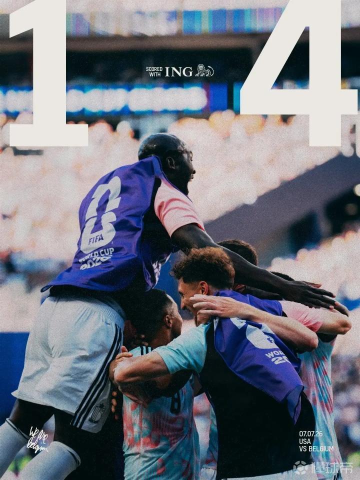 比利时官方社交媒体调侃：足球应为football而非soccer