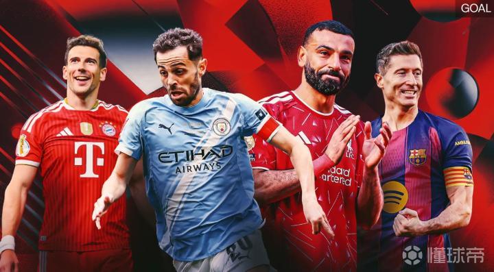 Goal盘点今夏20名自由身球星：利物浦3人，曼城皇马巴萨各2人
