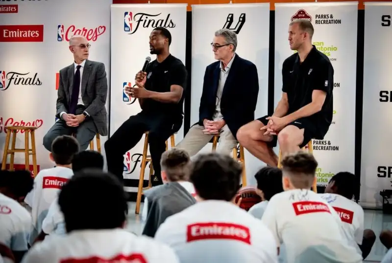 马刺官方：将联合NBA及公益基金会启动26总决赛传承公益项目