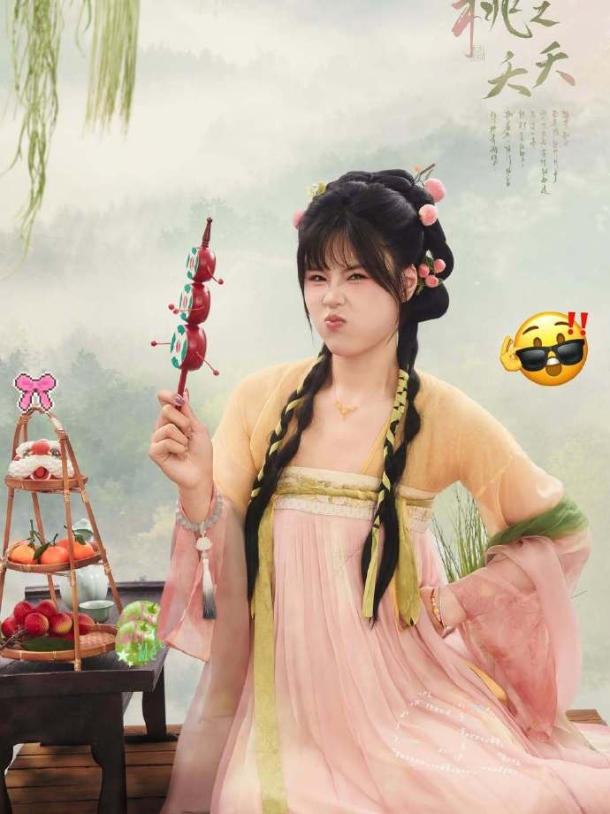 小仙女来喽！李月汝晒古风照 佩奇：哎哟🔥库伊尔：你很漂亮