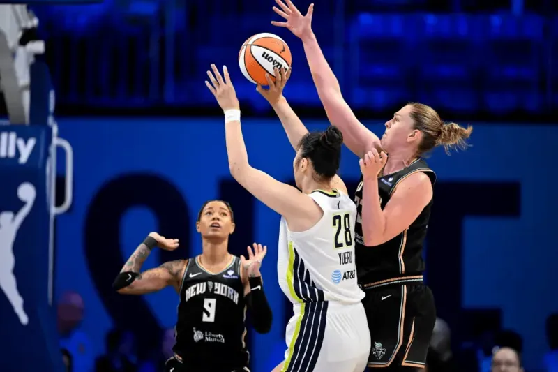 WNBA常规赛：李月汝本场未进大名单，飞翼104-96战胜火花