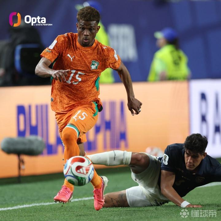 阿马德世界杯34分钟6次过人，是02年德尼尔森后第一人