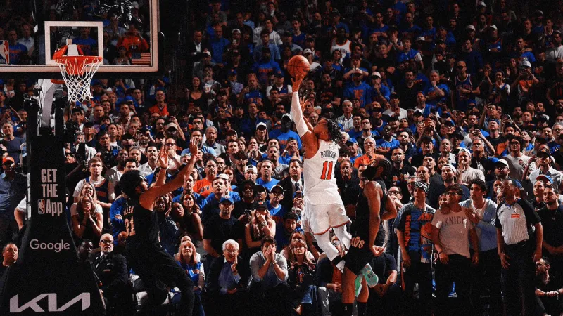 NBA官方晒出布伦森绝平时刻：所有目光都在布伦森身上